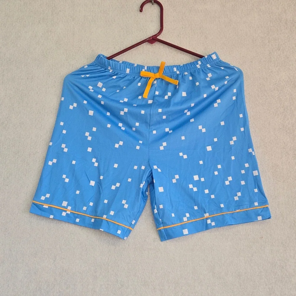 Sonic The Hedgehog Boys Pajama Set Blue Sonic Knuckles Tails Size M 10/12 SEGA